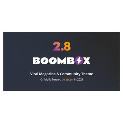 BoomBox 汉化中文版 多功能用途 新闻广告推广WordPress主题模板