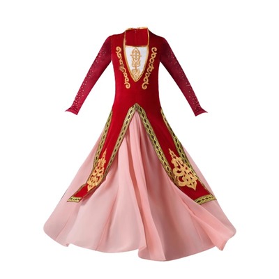 新疆舞蹈西域玫瑰苹果香演出服装