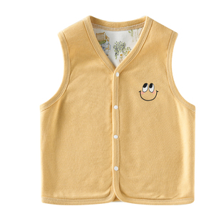 欧孕儿童马甲2026新款男童女孩婴幼儿户外保暖秋冬外穿薄款棉背心