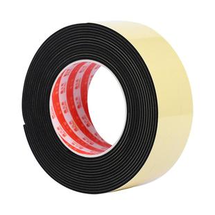 鑫立秀黑色EVA单面胶海绵胶带泡沫泡棉胶条防撞缓冲减震隔音棉防水防滑汽车强力胶贴门窗机械机器静音密封垫