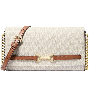 【新年礼物】Michael Kors/MK Carson女士印花马衔扣信封包斜挎包