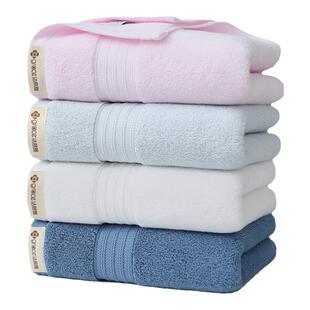 洁丽雅毛巾140g纯棉洗脸洗澡家用柔软吸水男女情侣加厚大面巾全棉