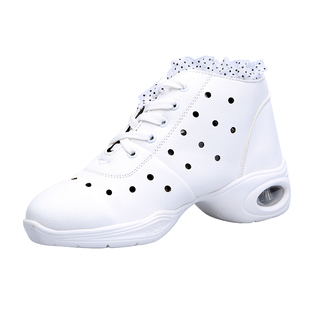 秋冬加绒舞蹈鞋女广场舞鞋软底曳步舞鞋子气垫跳舞鞋四季水兵舞鞋