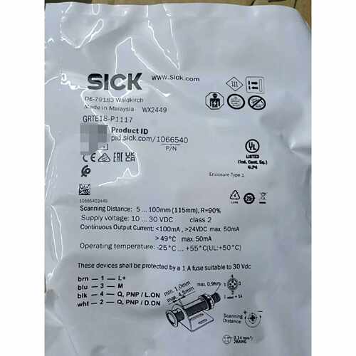 议价-SICK西克光电传感器GRTE18P1117马来西亚制造-可维修