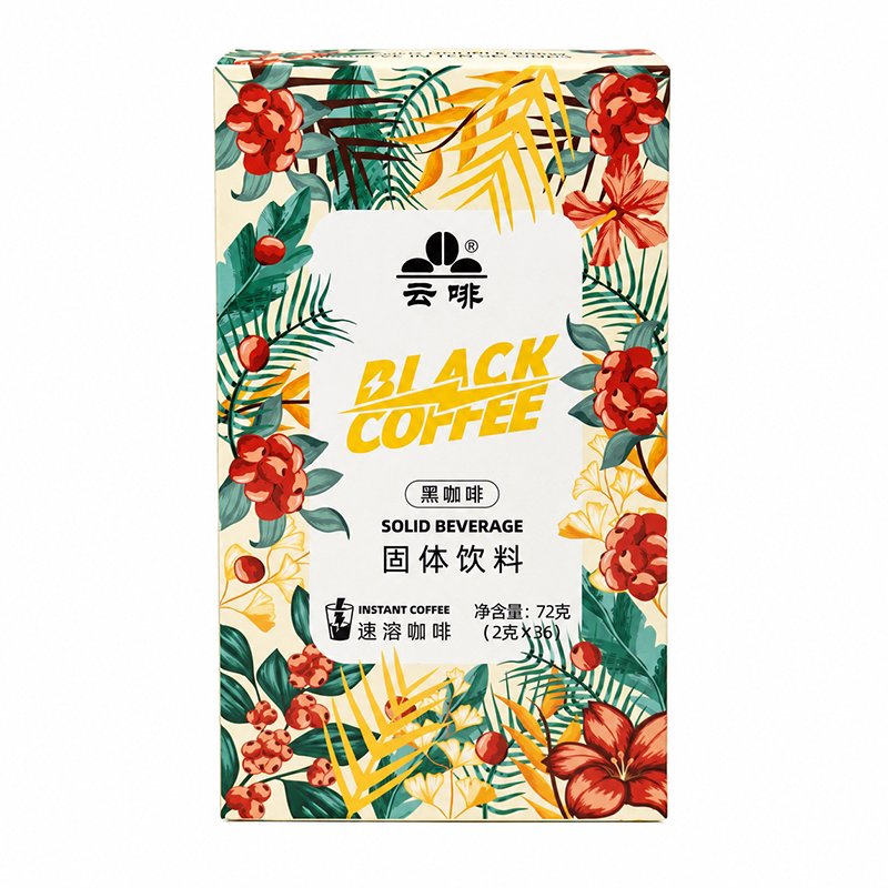 纯黑冻干咖啡深烘36袋/盒