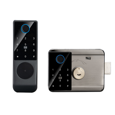 别墅庭院门防水指纹锁防水防晒