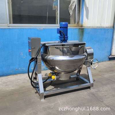 全自动果酱熬制搅拌锅 中药膏秋梨膏熬膏方机器 红油辣椒酱炒锅