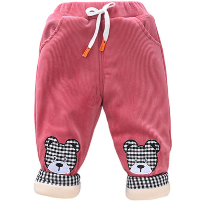 今日秒杀1-6岁儿童加绒加厚棉裤