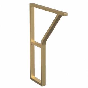 定制现代简约电脑金属高脚支撑书桌化妆台脚新款岛台桌腿支架桌腿