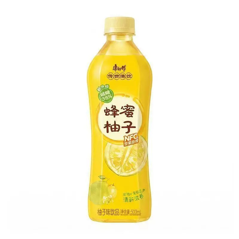 康师傅蜂蜜柚子茶饮料500ml*15瓶