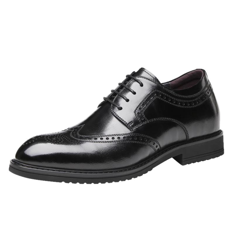 布洛克雕花男鞋牛皮真皮英伦皮鞋