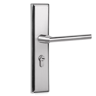 固特不锈钢室内门锁可调节免改孔静音卧室门锁房间门锁木门执手锁