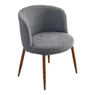 圆形椅套弧形洽谈椅子套罩加厚弹力异形半圆凳子套罩防猫抓坐垫套