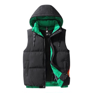 马甲印字logo男女加厚冬季多口袋摄影广告团队定制工作服外套马甲