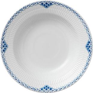 RoyalCopenhagen皇家哥本哈根公主蓝手绘餐具餐盘家用深盘釉下彩