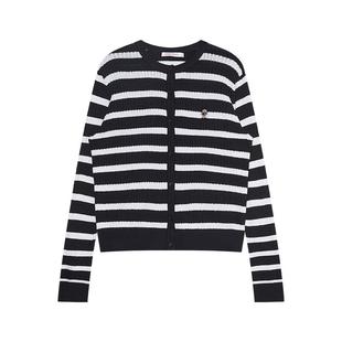 NOISY TEDDY25年秋季新款休闲复古多色女士长袖针织开衫毛衫百搭