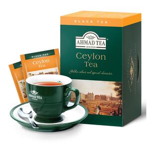 AHMAD TEA亚曼进口茶叶英式早餐伯爵大吉岭锡兰红茶20包袋泡茶包