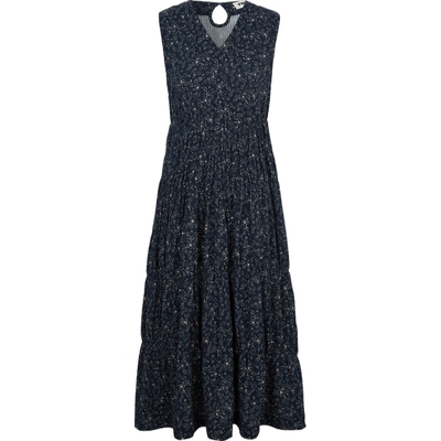 YMC春夏女士花卉印花棉质中长连衣裙