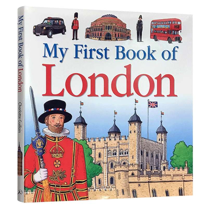 伦敦文化经典游记书儿童版 My First Book of London 英文原版绘本 我的1本关于伦敦的书 伦敦地图景点 少儿科普读物 进口英语书