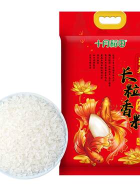 十月稻田东北长粒香大米5kg