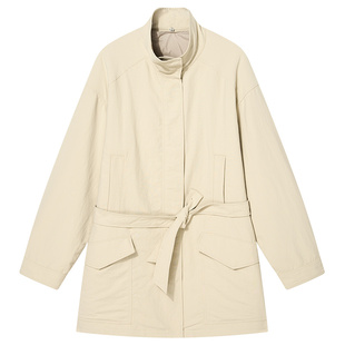 COVERINS可拆鹅绒内胆立领羽绒服外套女2025冬季新款CC35508080