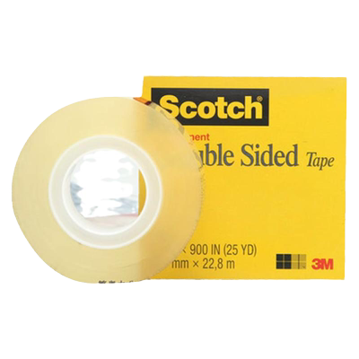 3M胶带 透明双面胶带Scotch思高665 12.7mm*22.8m透明双面胶 思高文具137无痕高粘隐形双面胶带官方旗舰店