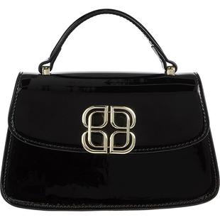 LK BENNETT黑色单肩包2025年新款时尚简约通勤金属装饰手提斜跨包