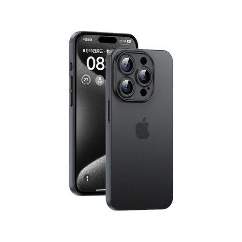 超薄散热】品胜适用苹果17promax手机壳新款iPhone16pro磨砂15pm镜头全包13防摔透明14保护套air磁吸高级简约
