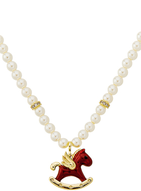 兰诺马年本命年珍珠项链女