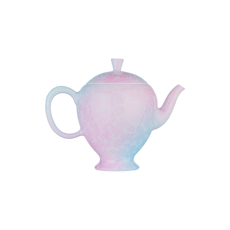非遗扒花技法景德镇精品泡茶壶