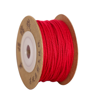 蒙古手搓棉线菩提文玩流苏穗子无弹力耐磨藏式棉绳手工编织手绳