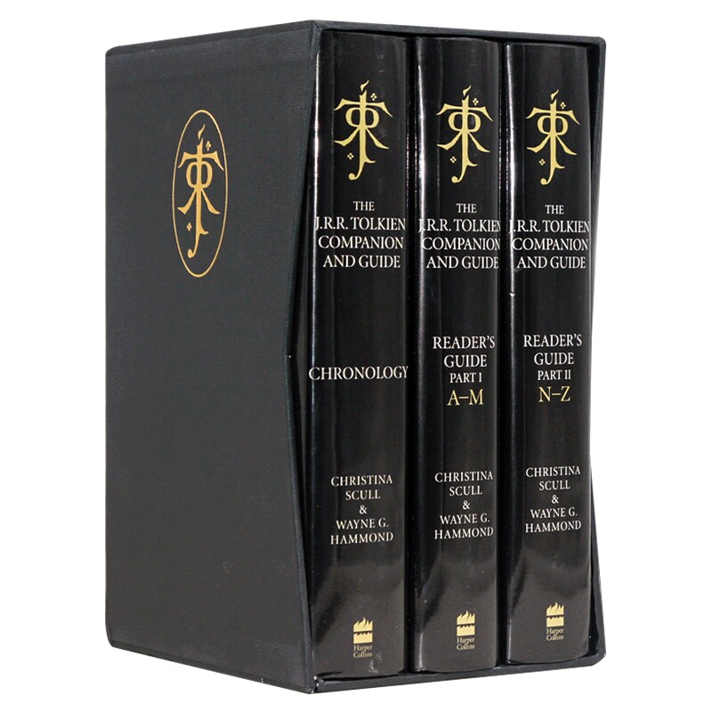 托尔金作品指南3卷套装 The J R R Tolkien Companion and Guide 英文原版小说 进口原版青少年英语课外阅读书籍 英文版