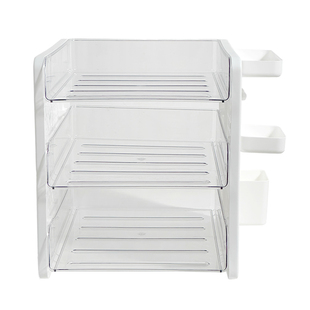 文件收纳架桌面收纳盒洞洞板学生宿舍书桌书本整理盒工位整理神器