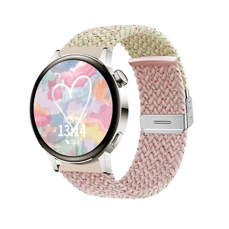 适用华为手表gt4表带新款编织watch4/3手表带高级荣耀智能手表magicwatch2腕带gt3gt2手腕带41mm专用女款秋冬