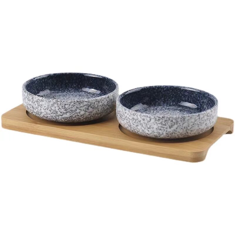 日式复古陶瓷商用圆形小吃蘸料碟