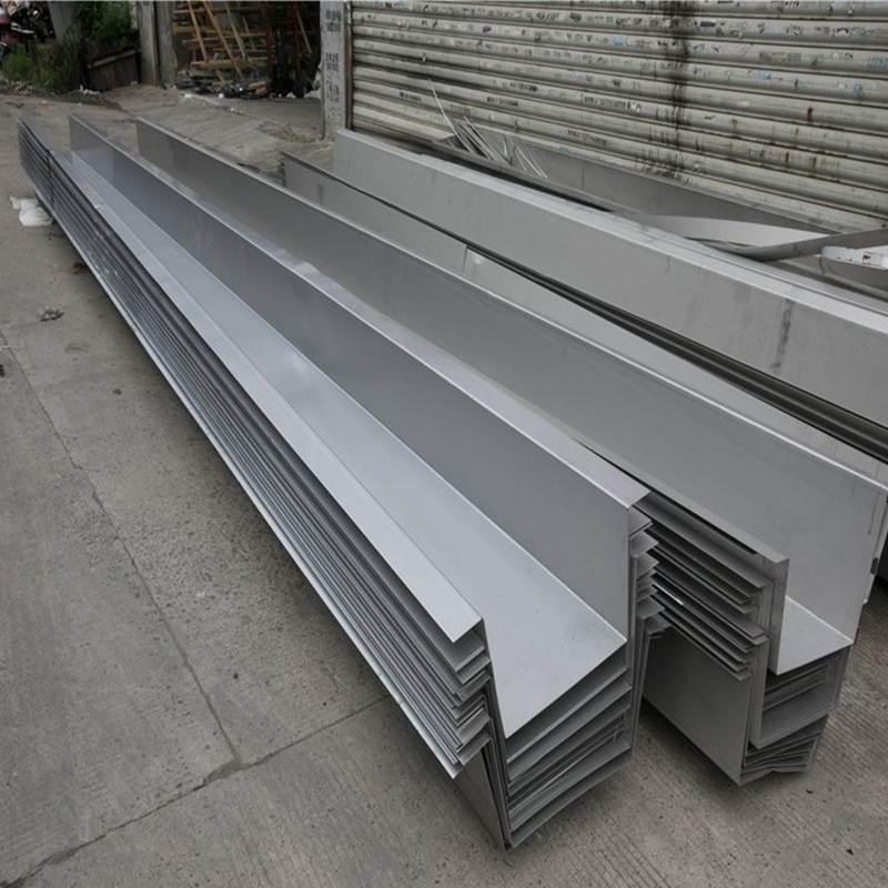 制作201/304不锈钢天沟厂房屋顶排水U型水槽折弯加工现货供应