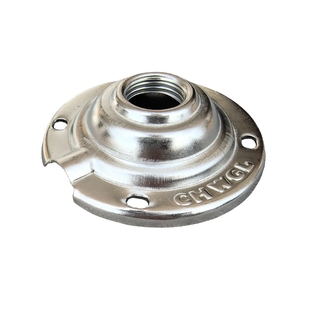 工矿灯吊杆吸盘4分镀锌底盘仓库厂房灯座灯具底盘内牙8cm吸顶配件