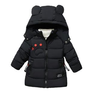 儿童卡通羽绒棉服男童棉衣2025新款2宝宝棉袄保暖加厚3外套1-5岁4
