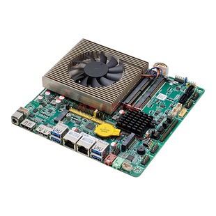 研域YS730M1迷你ITX工控主板i5-7300HQ双网口双EDP四显工业电脑DP