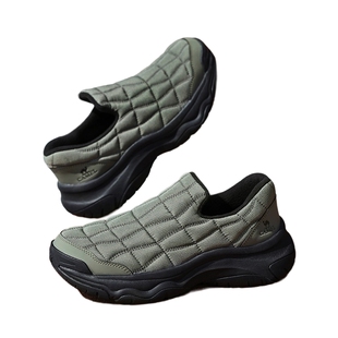 【火云】骆驼男鞋2024冬季新款加绒保暖闪穿舒适轻盈休闲面包鞋