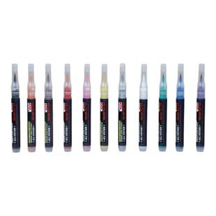 日式Filolang费洛朗软头油漆笔DIY白色轮胎笔划痕修复补漆笔金属塑料软头记号笔防水画鞋涂鸦笔工业油性笔刷