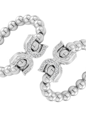 babama好事系列好事连连蹄环戒指情侣对戒男戒指马年生肖新年礼物