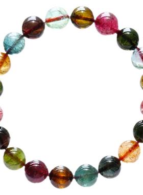 旺夫碧玺手链苏幕水晶碧玺高档