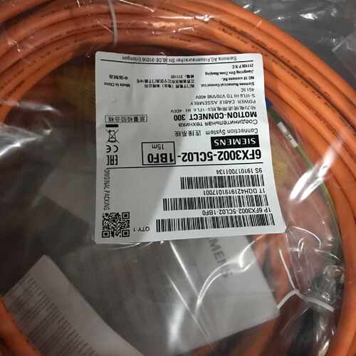 议价西门子V90动力电缆 6FX3002-5CL02-1BF0 含接头  0.41KW  15m