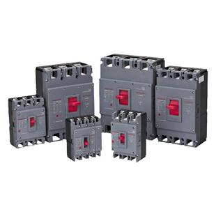 德力西100a空开塑壳断路器63塑料3P空气开关4三相380V外壳cdm3s