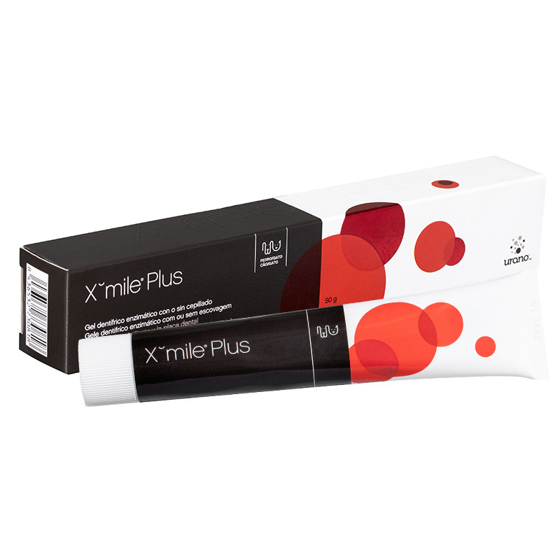 Uranovet宠物大师猫咪狗用含酶刷牙膏套装可食用口气去牙结石指套