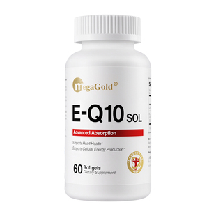 豹哥补剂MegaGold辅酶q10水溶软胶囊保护心脏健身冲刺大重量补剂