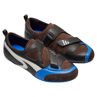 OVER EDGE 越界限 层次拼接魔术贴薄底德训真皮休闲运动鞋