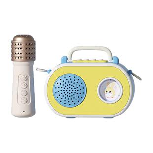 儿童音箱无线麦克风小话筒蓝牙TF卡播放音响K歌唱歌玩具男孩女孩