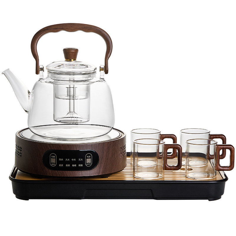 智能电陶炉煮茶器玻璃提梁壶煮茶套装大容量煮茶壶2026新款茶具